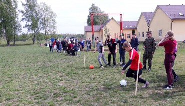 Kibice Legii Warszawa zorganizowali dzień sportu na Wileńszczyźnie