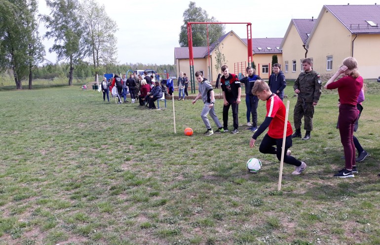 Kibice Legii Warszawa zorganizowali dzień sportu na Wileńszczyźnie