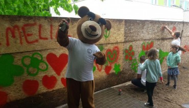 Kibice Legii Warszawa zorganizowali piknik dla przedszkolaków