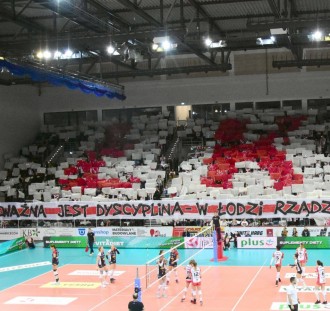 Świetna atmosfera podczas siatkarskich derbów Łodzi!