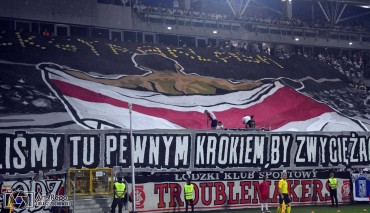 Kibice ŁKS-u Łódź
