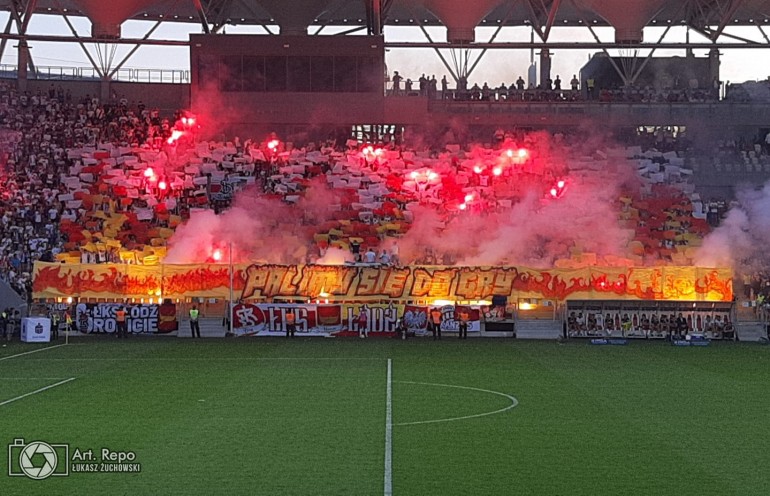 Kibice ŁKS-u Łódź