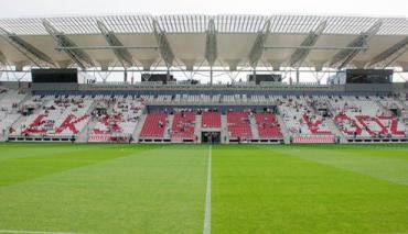 Kibice ŁKS-u wygwizdali prezydenta na otwarciu stadionu
