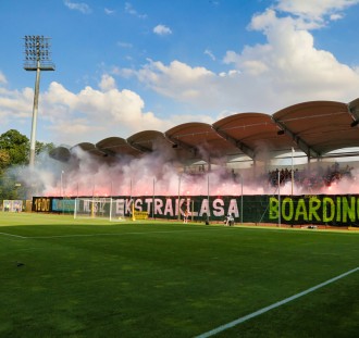 Efektowny start sezonu w wykonaniu kibiców Miedzi Legnica!