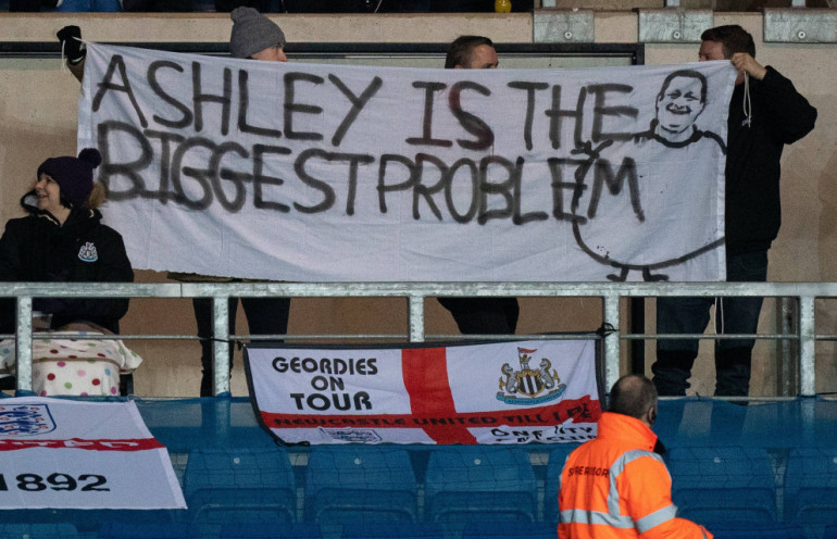 Kibice Newcastle Mike Ashley