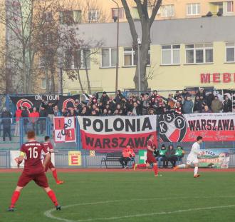 Kibice Polonii Warszawa wsparli swoich rywali