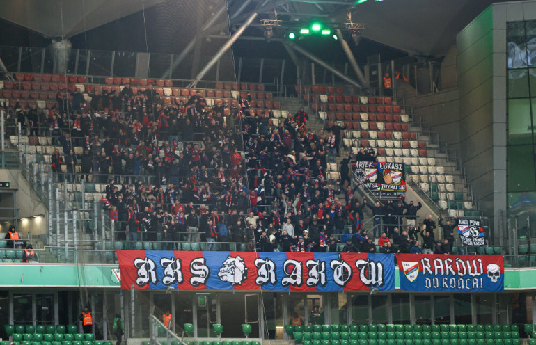 kibice rakowa mecz z legia 26 kolejka