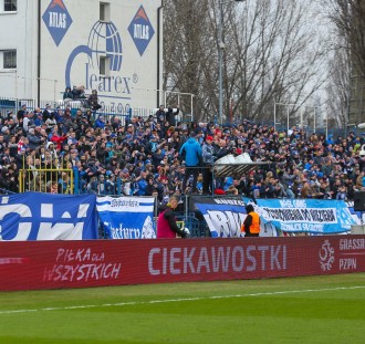 Niezły doping na trybunach w Chorzowie