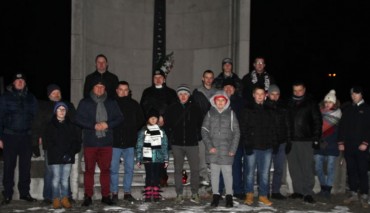 Kibice Sandecji Nowy Sącz pamiętali o 156. rocznicy wybuchu Powstania Styczniowego