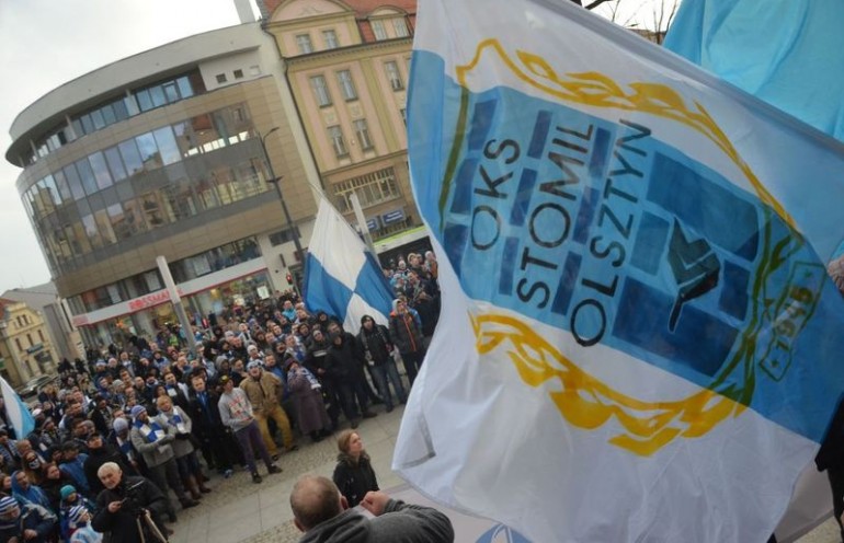 Kibice Stomilu Olsztyn