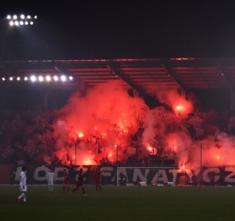 Kibice Widzewa bezkonkurencyjni pod względem frekwencji na trybunach