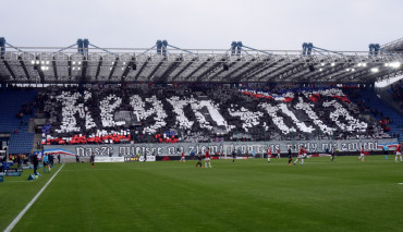 Kibice Wisły Kraków w marcu 2020 roku