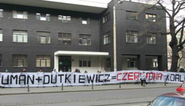 Kibice z Wrocławia skazani za transparent