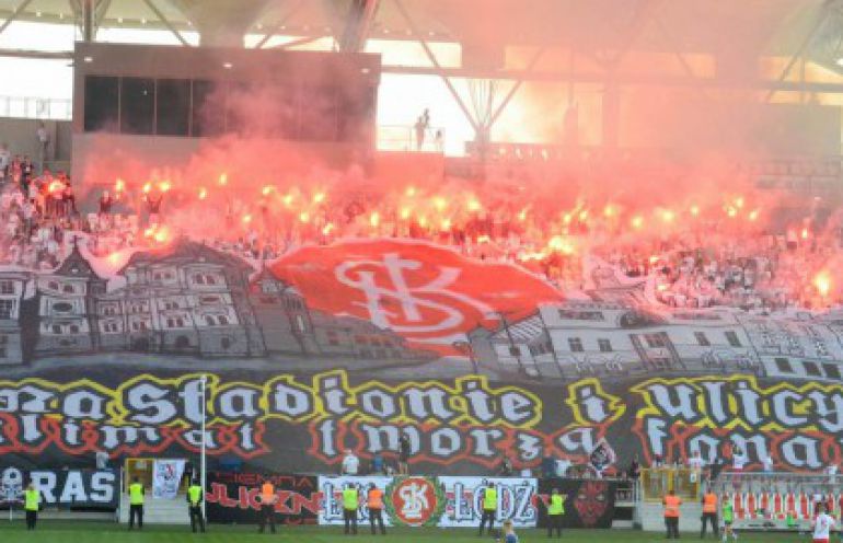 Kibicowska Ekstraklasa na stadionie ŁKS