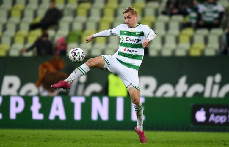 Kristers Tobers w barwach Lechii Gdańsk