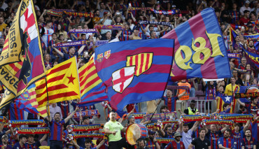 la liga barcelona kibice