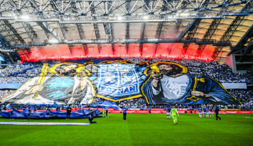 lech oprawa na mecz z legia