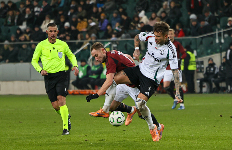 Legia Warszawa - Sparta Praga, Kamil Piatkowski, Jan Kuchta