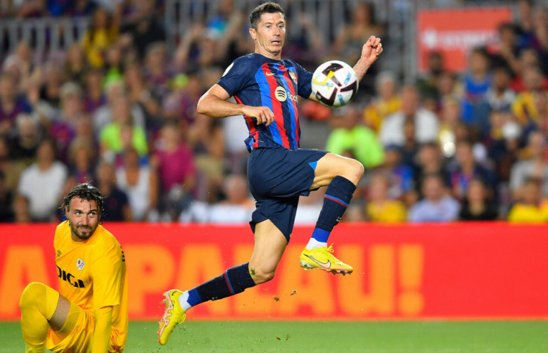 lewandowski debiut barcelona