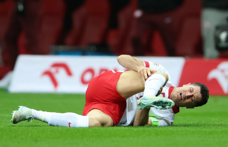 lewandowski kontuzja plecy