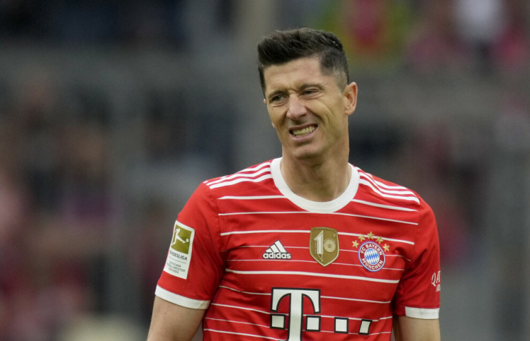 Lewandowski sfrustrowany postawą Bayernu