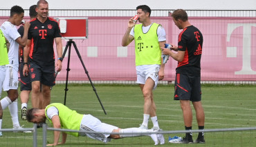 lewandowski trening bayern