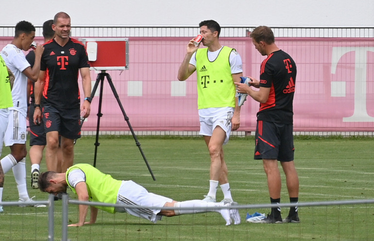 lewandowski trening bayern