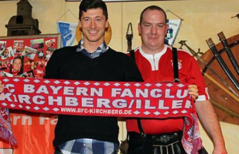 ''Lewy'' spotkał się z kibicami Bayernu