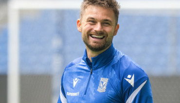 Linetty podczas treningu Lecha 2026