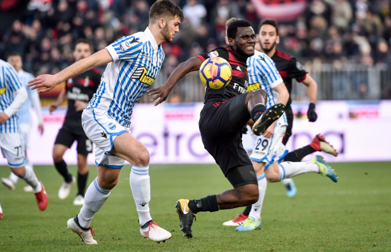 Lorenco Simić w barwach włoskiej drużyny SPAL