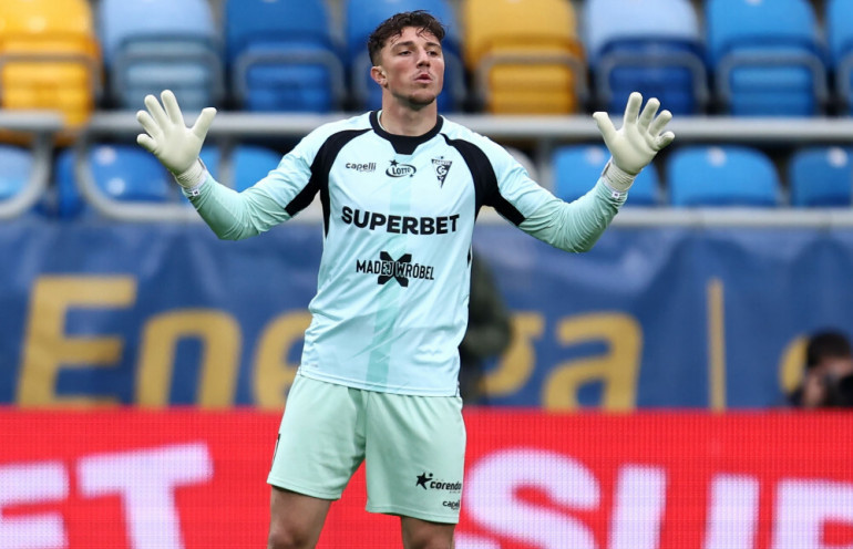 marcel łubik w trakcie meczu górnika zabrze