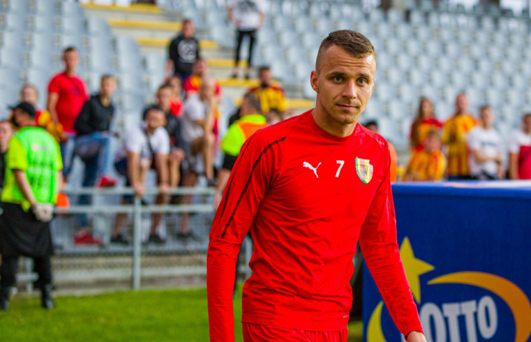 Marcin Cebula jeszcze w barwach Korony Kielce