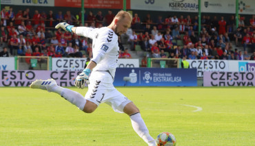 Michał Gliwa w bramce Rakowa Częstochowa