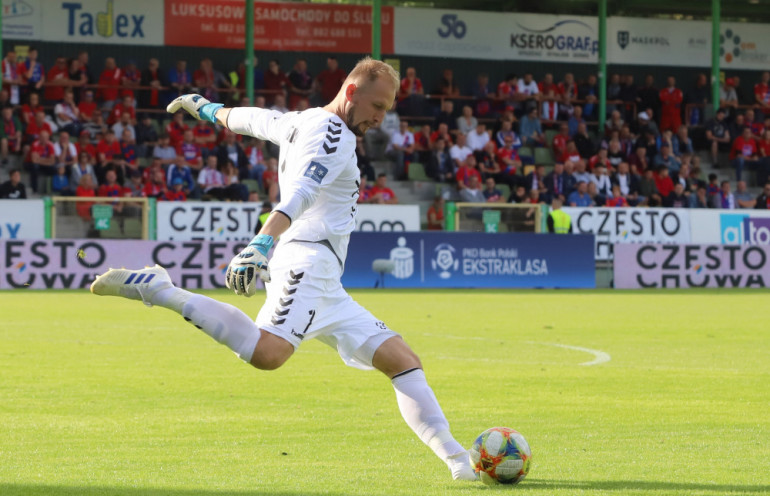 Michał Gliwa w bramce Rakowa Częstochowa