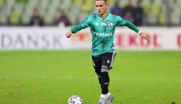 Michał Karbownik w barwach Legii Warszawa