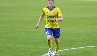 Michał Kopczyński w barwach Arki gdynia