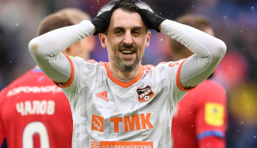 Michał Kucharczyk w barwach Uralu Jekaterynburg
