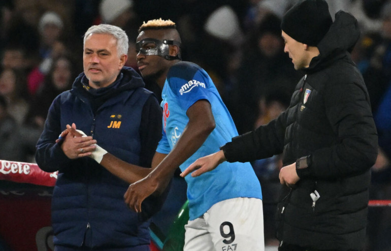 mourinho napoli osimhen