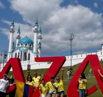 MŚ: Kibice przed meczem Polska - Kolumbia
