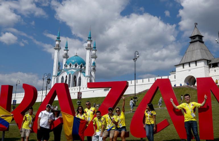 MŚ: Kibice przed meczem Polska - Kolumbia