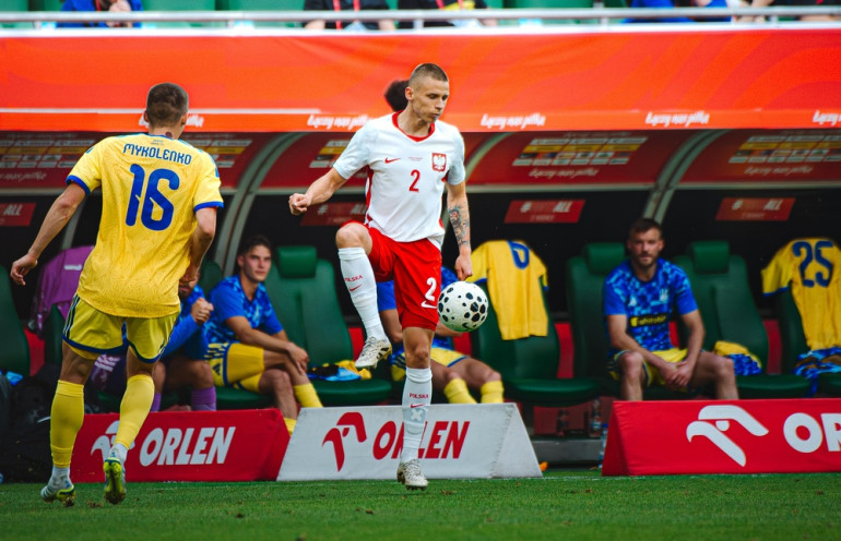 norbert wojtuszek podczas debiutu z ukrainą