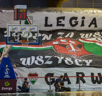 Na meczach koszykarskiej drużyny Legii Warszawa nie ma nudy!
