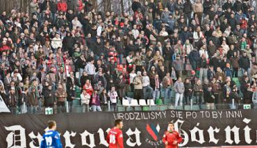 Pacyfikacja kibiców Zagłębia w Zabrzu