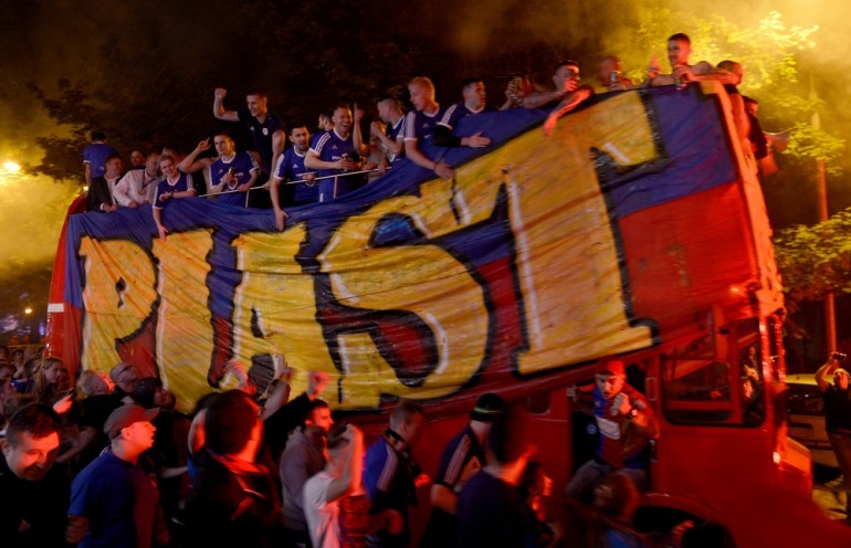 Piast Gliwice swietuje mistrza Polski