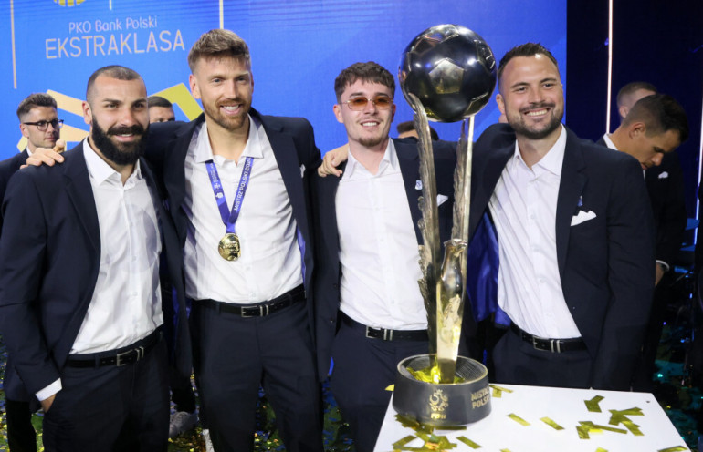 piłkarze lecha na gali ekstraklasy 2025