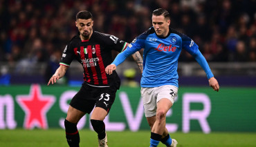 Piotr Zieliński po meczu AC Milan Napoli