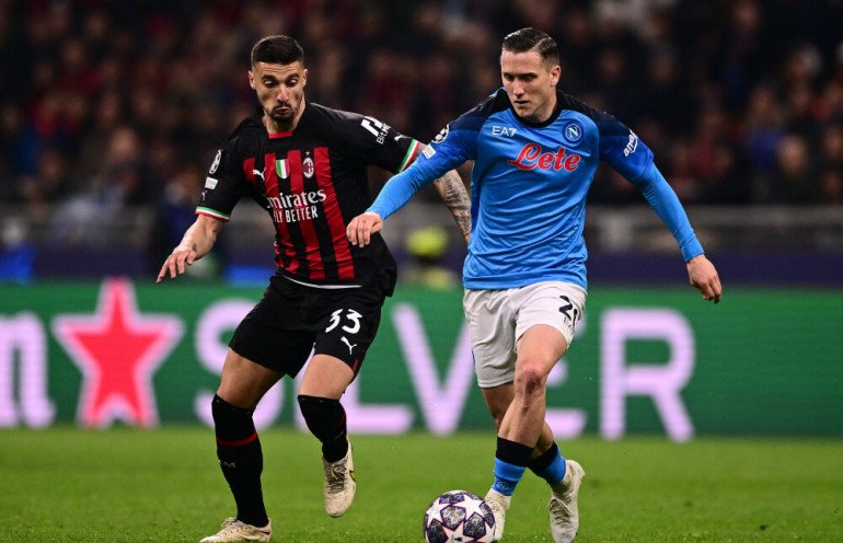 Piotr Zieliński po meczu AC Milan Napoli