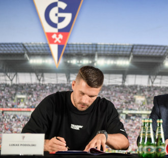 Oficjalna prezentacja Łukasza Podolskiego jako zawodnika Górnika Zabrze