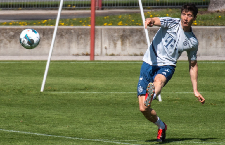 robert lewandowski trening