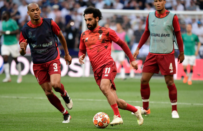 salah fabinho van dijk trening